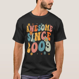 14e verjaardag Geweldige sinds 2009 14 jaar oud T-shirt