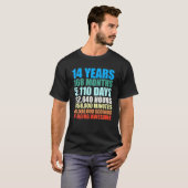 14e verjaardag Gift Boy 14 jaar Geweldige T-shirt (Voorkant volledig)
