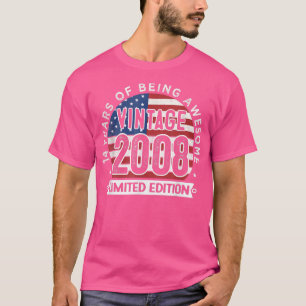 14e verjaardag Gifts Boys  2008 14 jaar oud T-shirt