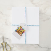 14e verjaardag goud cadeaulabel (Met Touw)