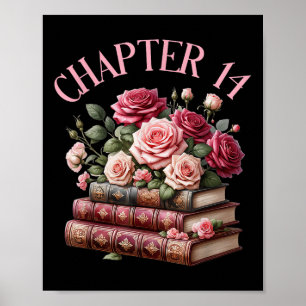 14e Verjaardag Hoofdstuk 14 Verjaardag Shirt Vrouw Poster