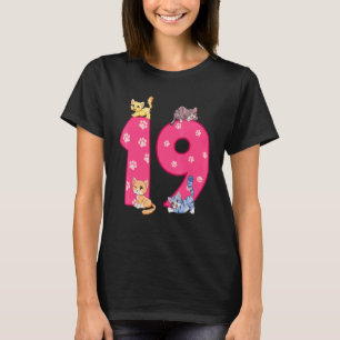 14e verjaardag Kat Verjaardag Viert 14 Jaar Oude K T-shirt