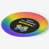 14e verjaardag: kleurrijke regenboog # 14, Naam va Papieren Bordje (Gekanteld)