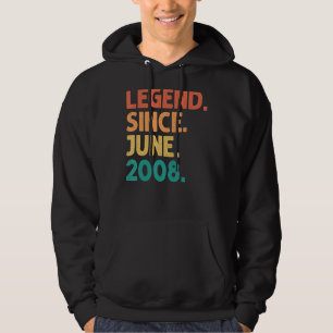 14e verjaardag Legende sinds juni 2008 14 jaar oud Hoodie