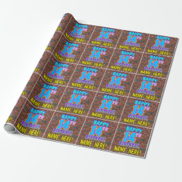14e verjaardag: Leuk, Urban Graffiti geïnspireerd  Cadeaupapier