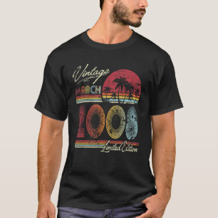 14e verjaardag maart 2008 14 jaar oud schip t-shirt