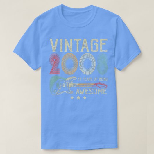 14e verjaardag Mannen Geweldige 2008 Gui T-shirt (Design voorkant)