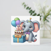 14e verjaardag Olifant (Staand voorkant)