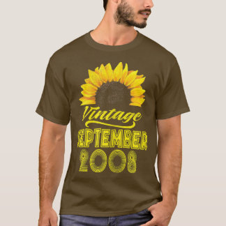14e verjaardag Pekel Zonnebloem  september T-shirt