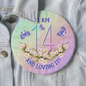 14e verjaardag Rainbow Garden Celebration Award Ronde Button 6,0 Cm (In situ)