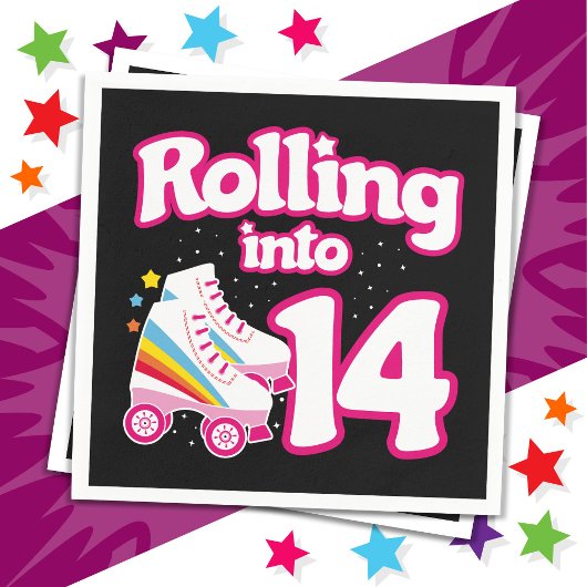 14e verjaardag rolschaatsen 14 jaar oud Schaats Servet