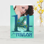 14e verjaardag sjabloon Kaarten (Gele Bloem)