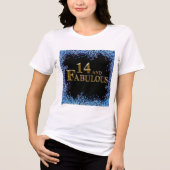 14e verjaardag Tri-Blend shirt (Voorkant)