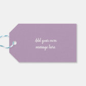 14e verjaardag van ivoorbruiloft schattige olifant cadeaulabel (Achterkant Horizontaal)