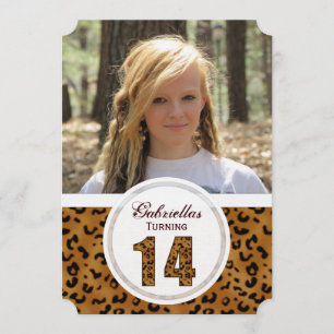 14e verjaardag van Leopard: Afbeelding: feestuitno Kaart