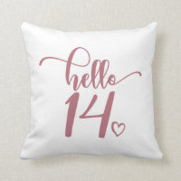 14e verjaardag Vrouwen Hallo 14 stuks 14 jaar oud