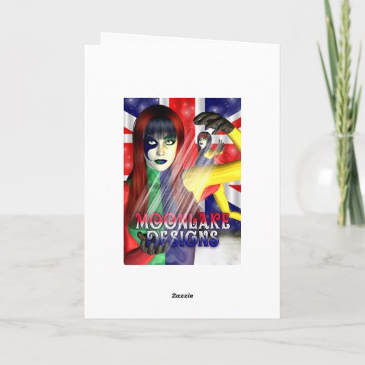 14e verjaardagskaart met Moonies H.I.P Rag Doll Kaart (Achterkant)