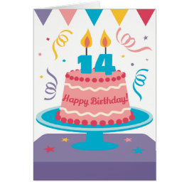 14e verjaardagstaart