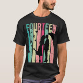 14e weddenschap Jubileum echtgenoot vrouw 14 jaar T-shirt (Voorkant)