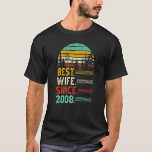 14e weddenschap Jubileum Funny Best Wife sinds 200 T-shirt