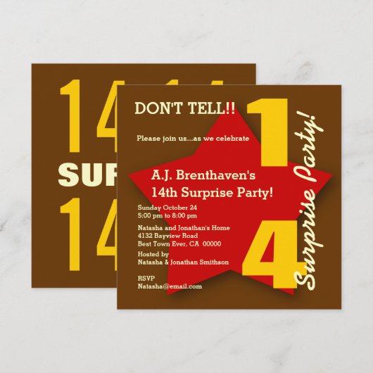 14e ZUIVERE BROEIENDE RED Star S06 Kaart (Voorkant / Achterkant)