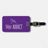 14er Addict Bagagelabel (Voorkant horizontaal)