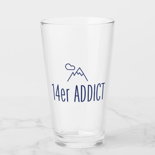 14er Addict Glas (Voorkant)