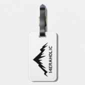 14erfolic bagagelabel (Achterkant verticaal)