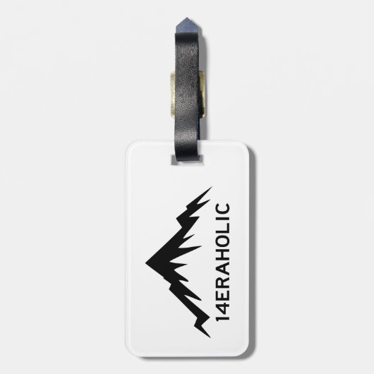 14erfolic bagagelabel (Achterkant verticaal)