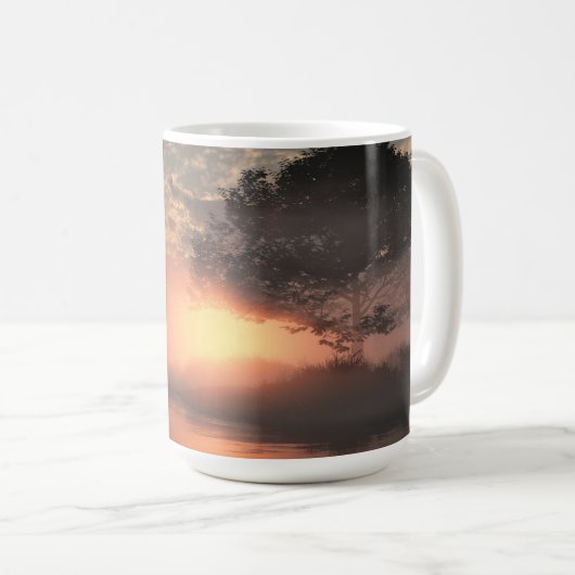 14oz mug with "Misty Island" image Koffiemok (Voorkant rechts)