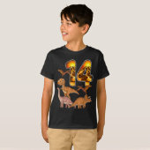 14th Birthday Dinosaur T-rex 14 Years Old Birthday T-shirt (Voorkant volledig)