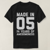 14Th Birthday Shirt Girls 14 Year Old Daughter Gif (Design voorkant)