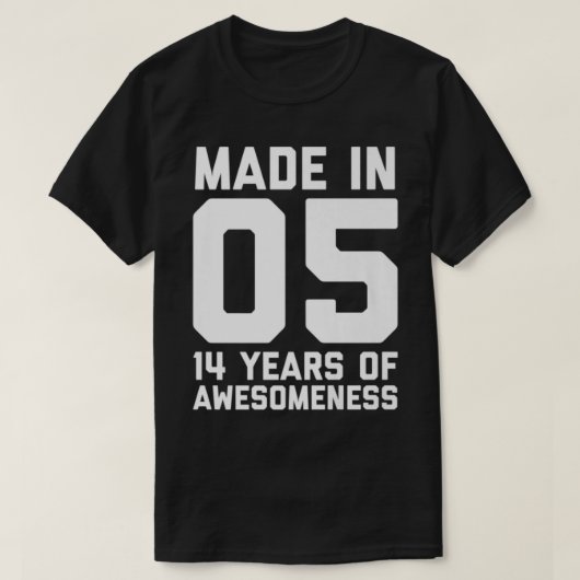 14Th Birthday Shirt Girls 14 Year Old Daughter Gif (Design voorkant)
