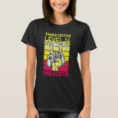 14th Birthday Video Gamer Edition Level 14 Unlocke T-shirt (Voorkant)