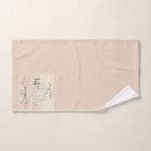 14th Ivory Anniversary Towel Bad Handdoek (Handdoek)