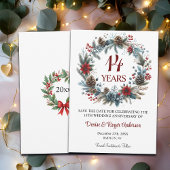 14th Wedding Anniversary Winter Save The Date