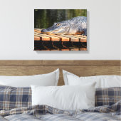14x11 Alligator bij Homosassa Springs Wildlife Sta Canvas Afdruk (Insitu (Slaapkamer))
