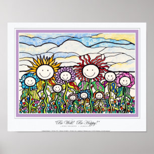 14x11"Wees goed..." Ekleberry All-Color Ribbon art Poster