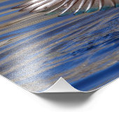 14x11 Wing Flapping Wood Duck Foto Afdruk (Hoek)