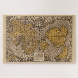1500s 16e eeuw  Antiek kaart Legpuzzel