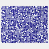 150215v2 - Donkerblauw Fleece Deken (Voorkant (Horizontaal))