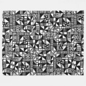 150215v2 - zwart fleece deken (Voorkant (Horizontaal))