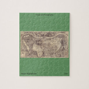 1507 Martin Waldseemuller Wereldkaart Legpuzzel