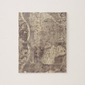 1507 Martin Waldseemuller Wereldkaart Legpuzzel (Verticaal)
