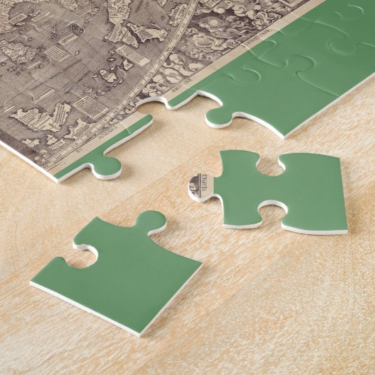1507 Martin Waldseemuller Wereldkaart Legpuzzel (Zijkant)