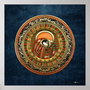 [150] Egyptische Sun God Ra Poster