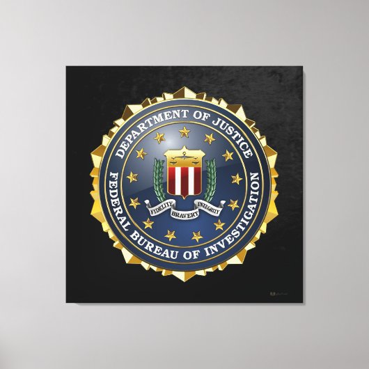 [150] FBI Special Edition Canvas Afdruk (Voorkant)