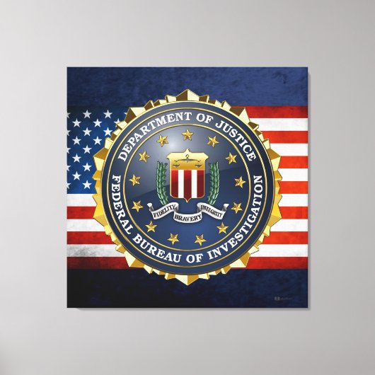 [150] FBI Special Edition Canvas Afdruk (Voorkant)