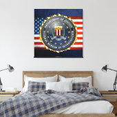 [150] FBI Special Edition Canvas Afdruk (Insitu (Slaapkamer))