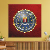 [150] FBI Special Edition Canvas Afdruk (Insitu (Woonkamer))